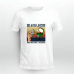 BBQ I Like Gin And My Big Green Egg And Maybe 3 People 4 T Shirt