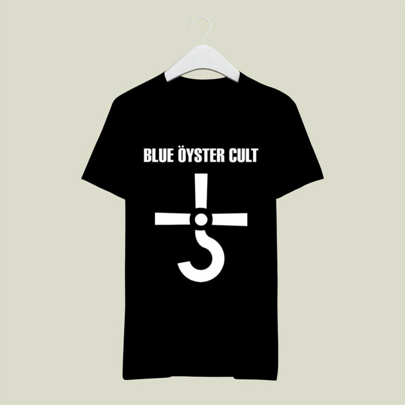 Blue Oyster Cult Progressive Rock Band Men Is Front 4 T Shirt