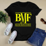 BMF Wish Me Luck Mafia Family 4 T Shirt