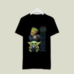 Baby Groot And Baby Yoda Hug Ball Notre Dame Fighting Irish 1 T Shirt