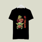 Baby Groot And Baby Yoda Love Usc Trojans Fan 1 T Shirt