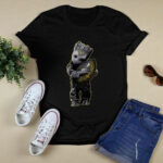 Baby Groot Hug New Orleans Saints Football 4 T Shirt