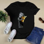 Baby Groot Hug Pikachu 4 T Shirt