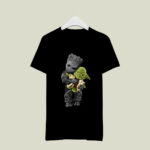 Baby Groot Hugging Yoda Star Wars 3 T Shirt