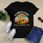 Baby Groot in a World Full of Roses Be a Sunflower Vintage 2 T Shirt
