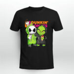 Baby Jack Skeleton and Baby Grinch Drink Dunkin Donuts 2 T Shirt