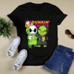 Baby Jack Skeleton and Baby Grinch Drink Dunkin Donuts 3 T Shirt