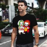 Baby Joker and Pennywise Horror Movies Characters 0 T Shirt