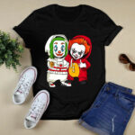 Baby Joker and Pennywise Horror Movies Characters 2 T Shirt