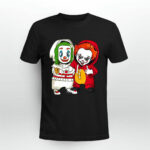 Baby Joker and Pennywise Horror Movies Characters 4 T Shirt