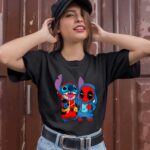 Baby Stitch And Baby Deadpool Is Friends 1 T Shirt