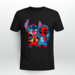 Baby Stitch And Baby Deadpool Is Friends 3 T Shirt