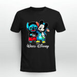 Baby Stitch and Mickey mouse Weed Disney 2 T Shirt