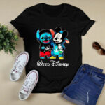 Baby Stitch and Mickey mouse Weed Disney 4 T Shirt