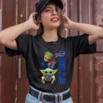 Baby Yoda And Groot Hug Buffalo Bills 0 T Shirt
