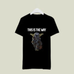 Baby Yoda Darth Vader the Mandalorian This Is the Way 3 T Shirt