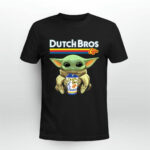 Baby Yoda Drinks Dutch Bros Coffee 3 T Shirt