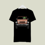 Baby Yoda Driving Jeep 4 T Shirt