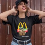 Baby Yoda Face Mask Mcdonalds Logo 1 T Shirt