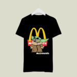 Baby Yoda Face Mask Mcdonalds Logo 2 T Shirt