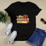Baby Yoda Friends We Are Dachshund 4 T Shirt