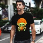 Baby Yoda Halloween Pumpkin Star Wars 0 T Shirt