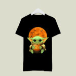 Baby Yoda Halloween Pumpkin Star Wars 2 T Shirt