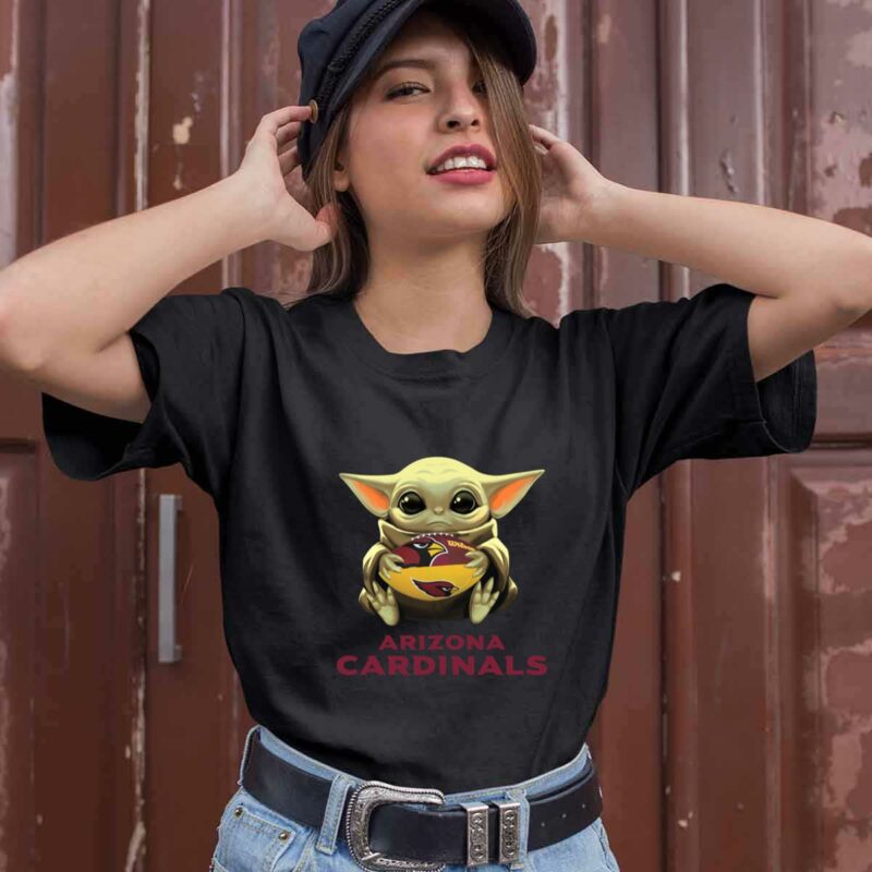 Baby Yoda Hug Arizona Cardinals 0 T Shirt