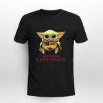 Baby Yoda Hug Arizona Cardinals 4 T Shirt