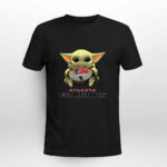 Baby Yoda Hug Atlanta Falcons 4 T Shirt