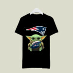 Baby Yoda Hug Ball New England Patriots 2 T Shirt