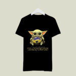 Baby Yoda Hug Baltimore Ravens 3 T Shirt