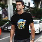 Baby Yoda Hug Blue Moon Belgian White 0 T Shirt