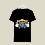 Baby Yoda Hug Bowling 3 T Shirt
