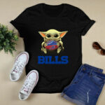 Baby Yoda Hug Buffalo Bills 3 T Shirt