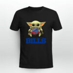 Baby Yoda Hug Buffalo Bills 4 T Shirt