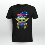 Baby Yoda Hug Buffalo Bills Ball 2 T Shirt