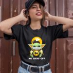 Baby Yoda Hug Buffalo Wild Wings No Days Off 1 T Shirt