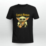 Baby Yoda Hug Captain Morgan 4 T Shirt