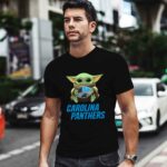 Baby Yoda Hug Carolina Panthers 1 T Shirt