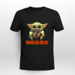 Baby Yoda Hug Chicago Bears 2 T Shirt