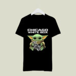 Baby Yoda Hug Chicago White Sox 2 T Shirt