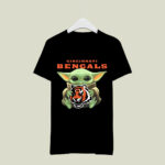 Baby Yoda Hug Cincinnati Bengals 3 T Shirt