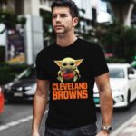 Baby Yoda Hug Cleveland Browns 1 T Shirt