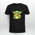 Baby Yoda Hug Corgi 3 T Shirt
