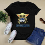 Baby Yoda Hug Dallas Cowboys 2 T Shirt