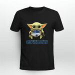 Baby Yoda Hug Dallas Cowboys 4 T Shirt