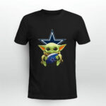 Baby Yoda Hug Dallas Cowboys New 4 T Shirt