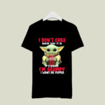Baby Yoda Hug Dr Pepper I Dont Care What Day It Is Its Grumpy I Want Dr Pepper 2021 3 T Shirt