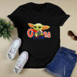 Baby Yoda Hug Florida Gators 4 T Shirt